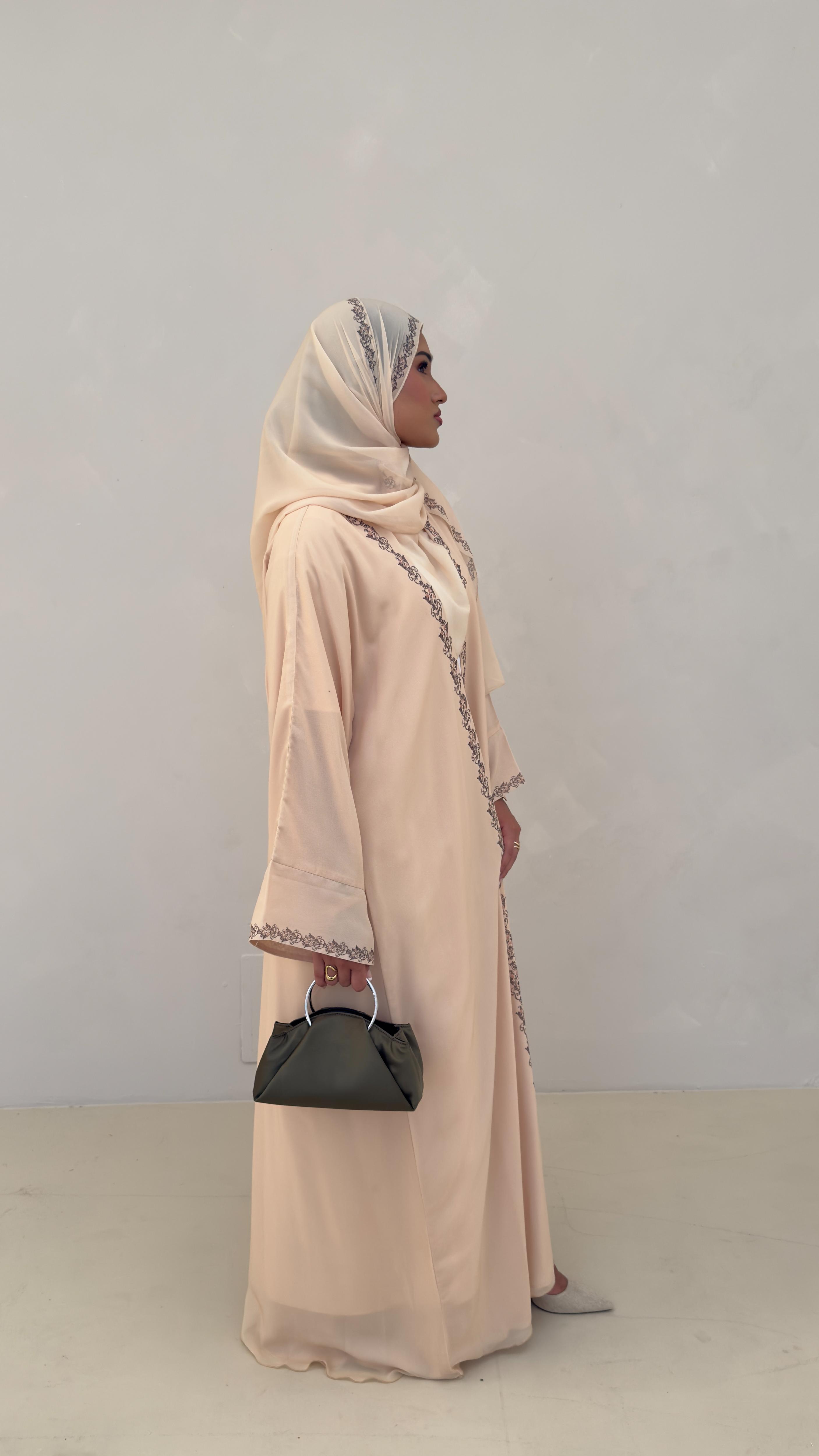 Butter Yellow Abaya
