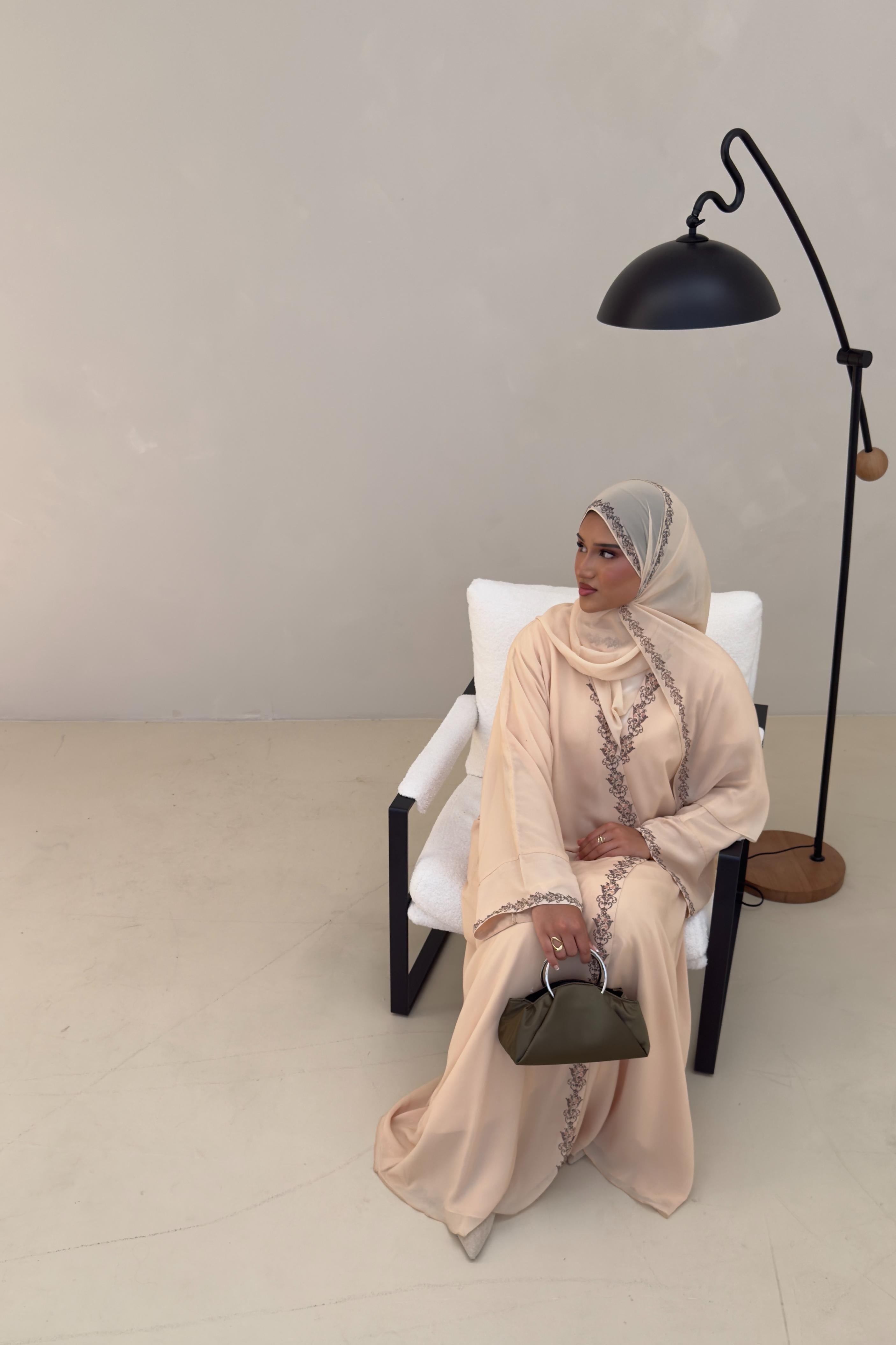 Butter Yellow Abaya