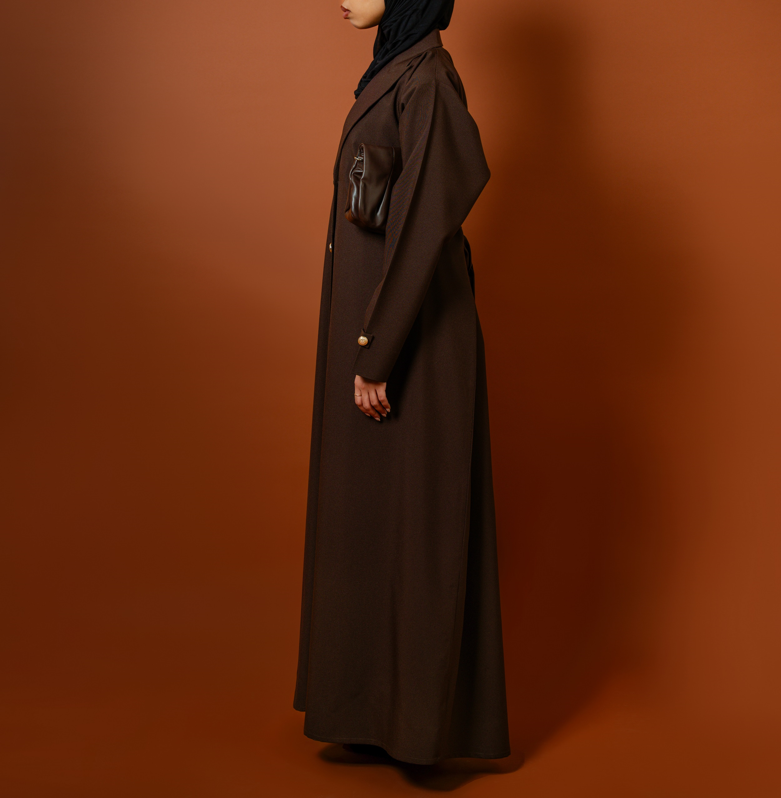 Mocha Blazer Coat | Elegant & Refined | Shop Now at Cloakedt