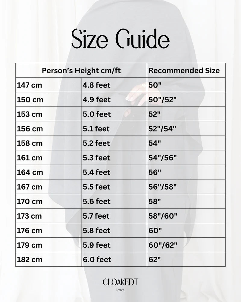 Sky Bella Abaya | Nida Linen Fabric | Concealed Buttons | Sharp Cuffs | Flowing Silhouette | Casual & Formal Style