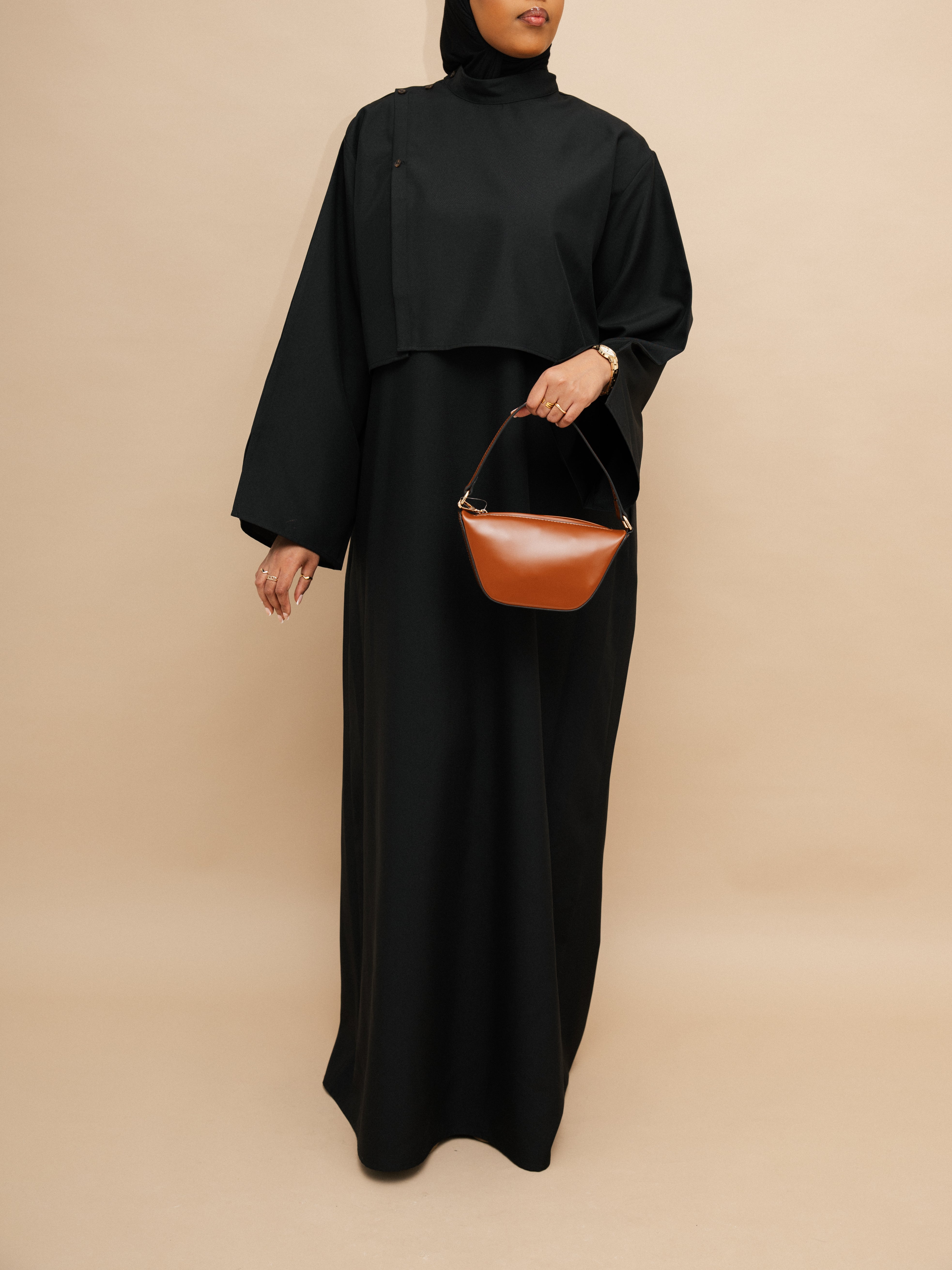 Midnight Kimono Two-Piece Abaya