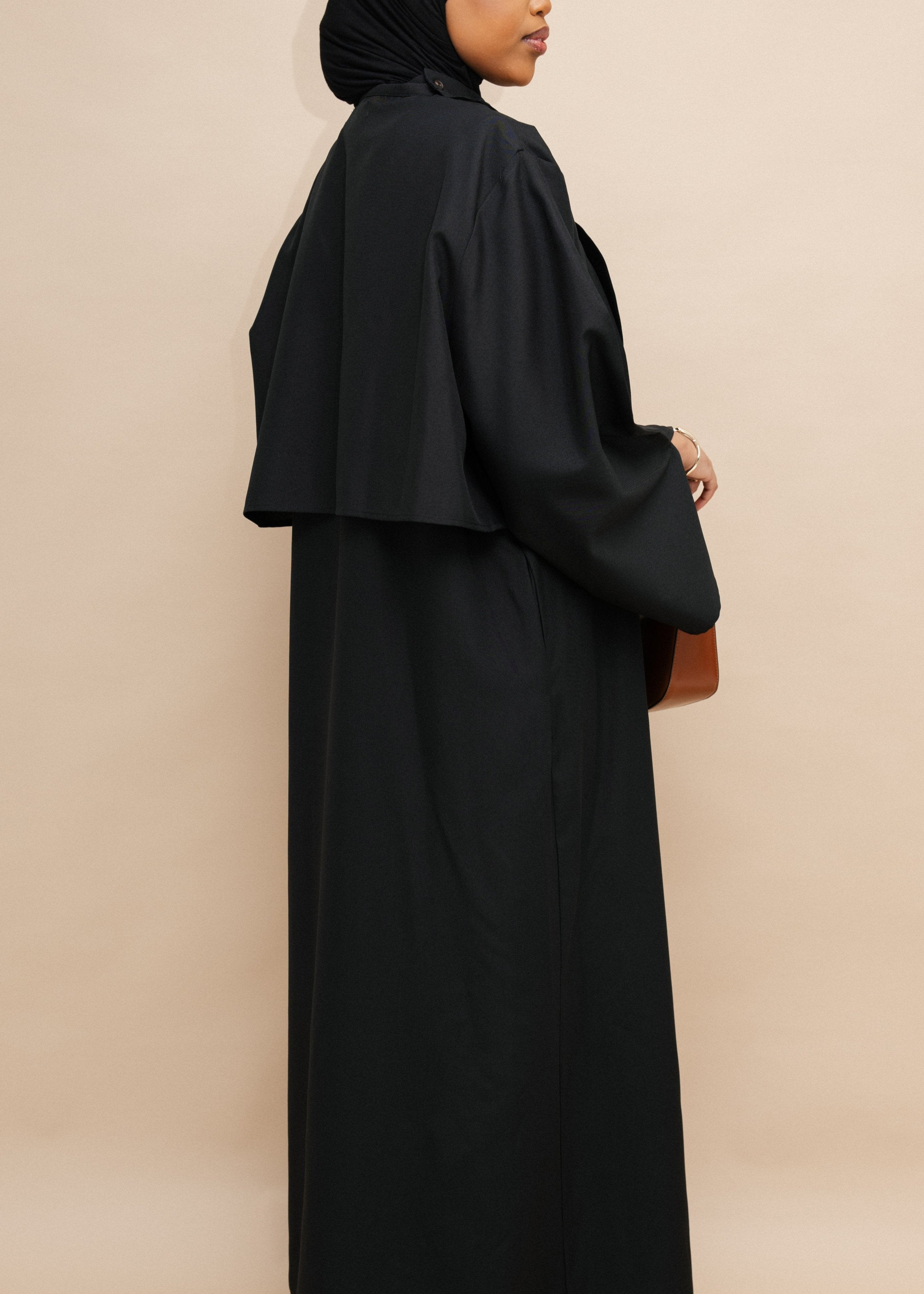 Midnight Kimono Two-Piece Abaya