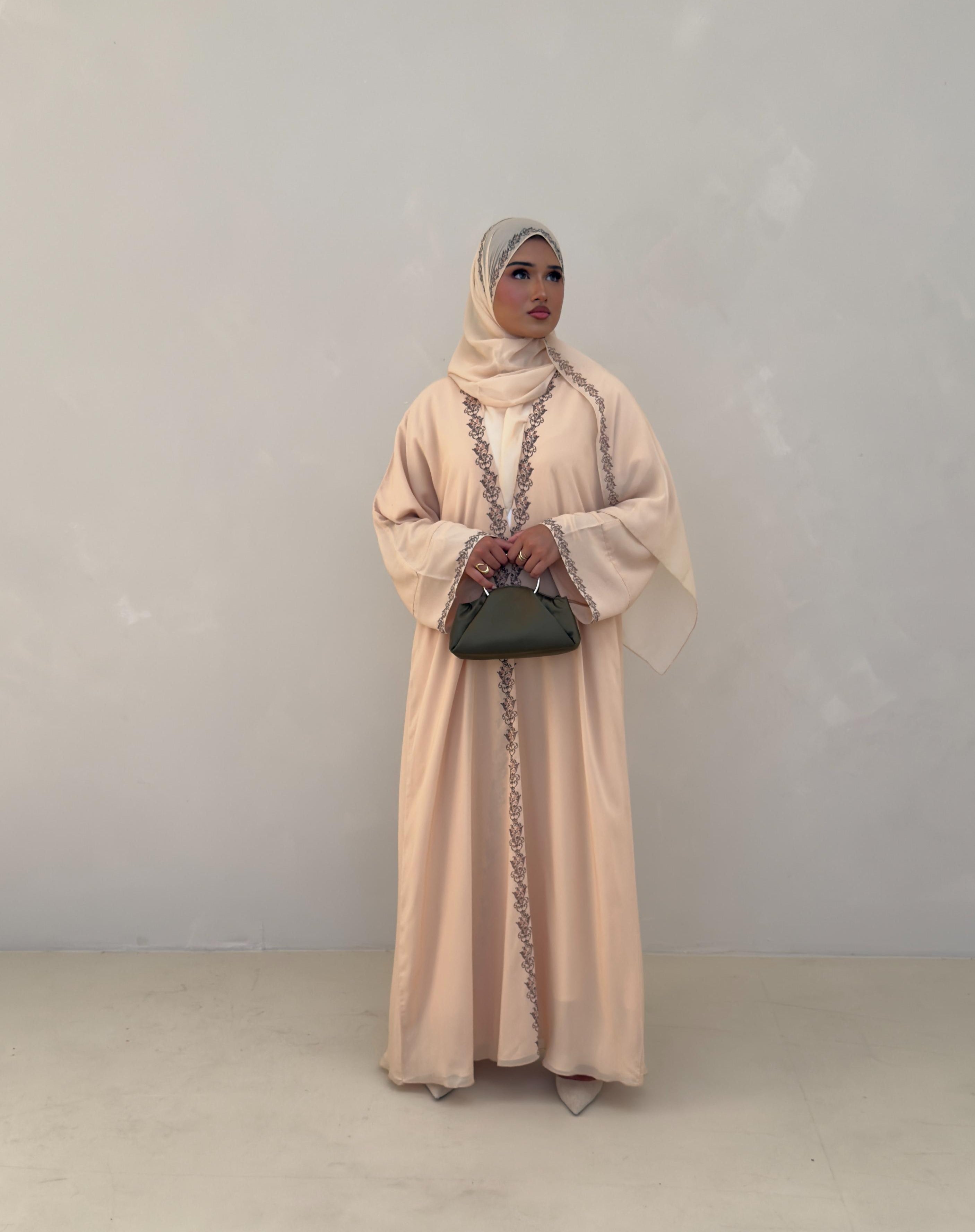 Butter Yellow Abaya