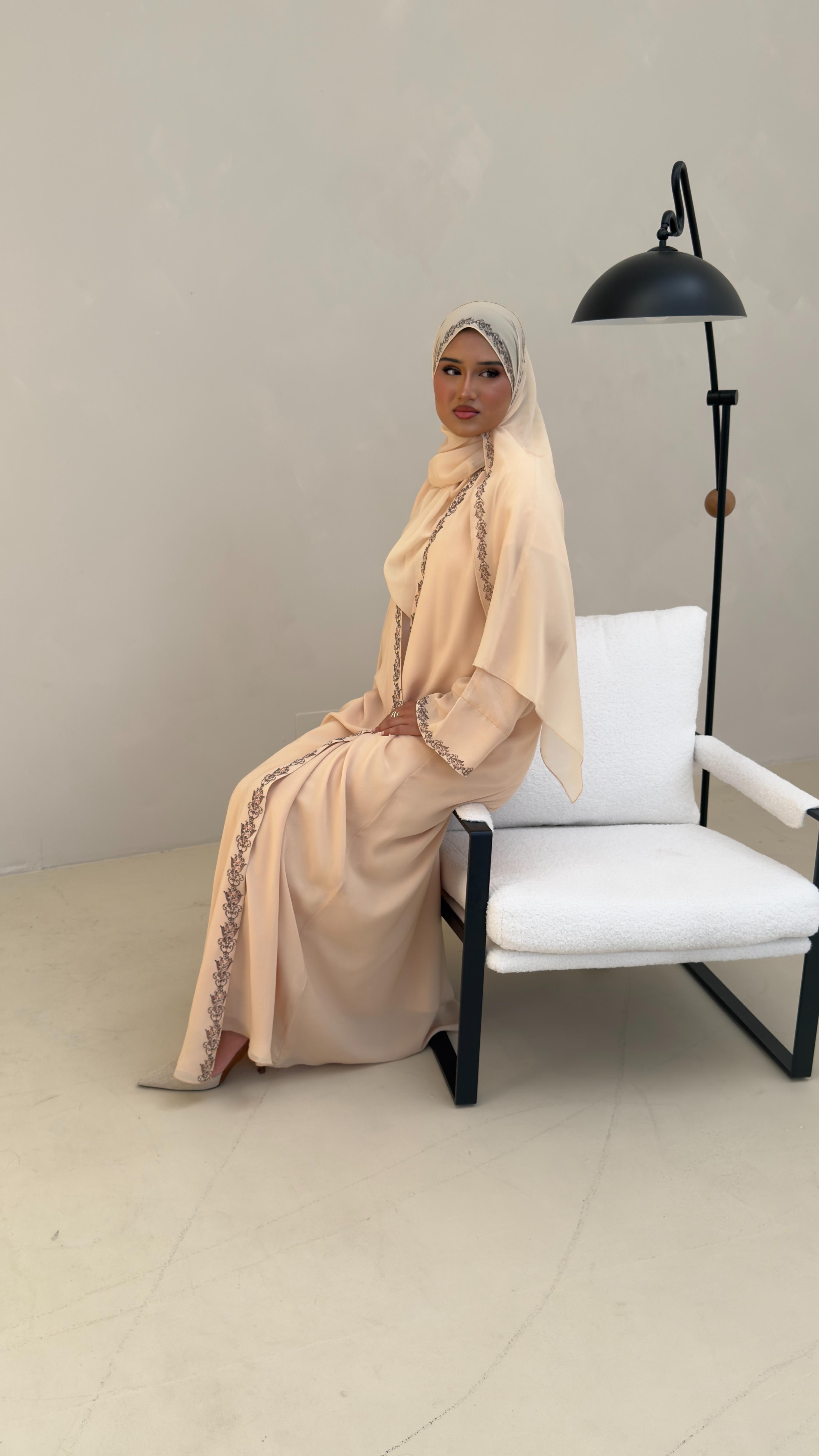 Butter Yellow Abaya