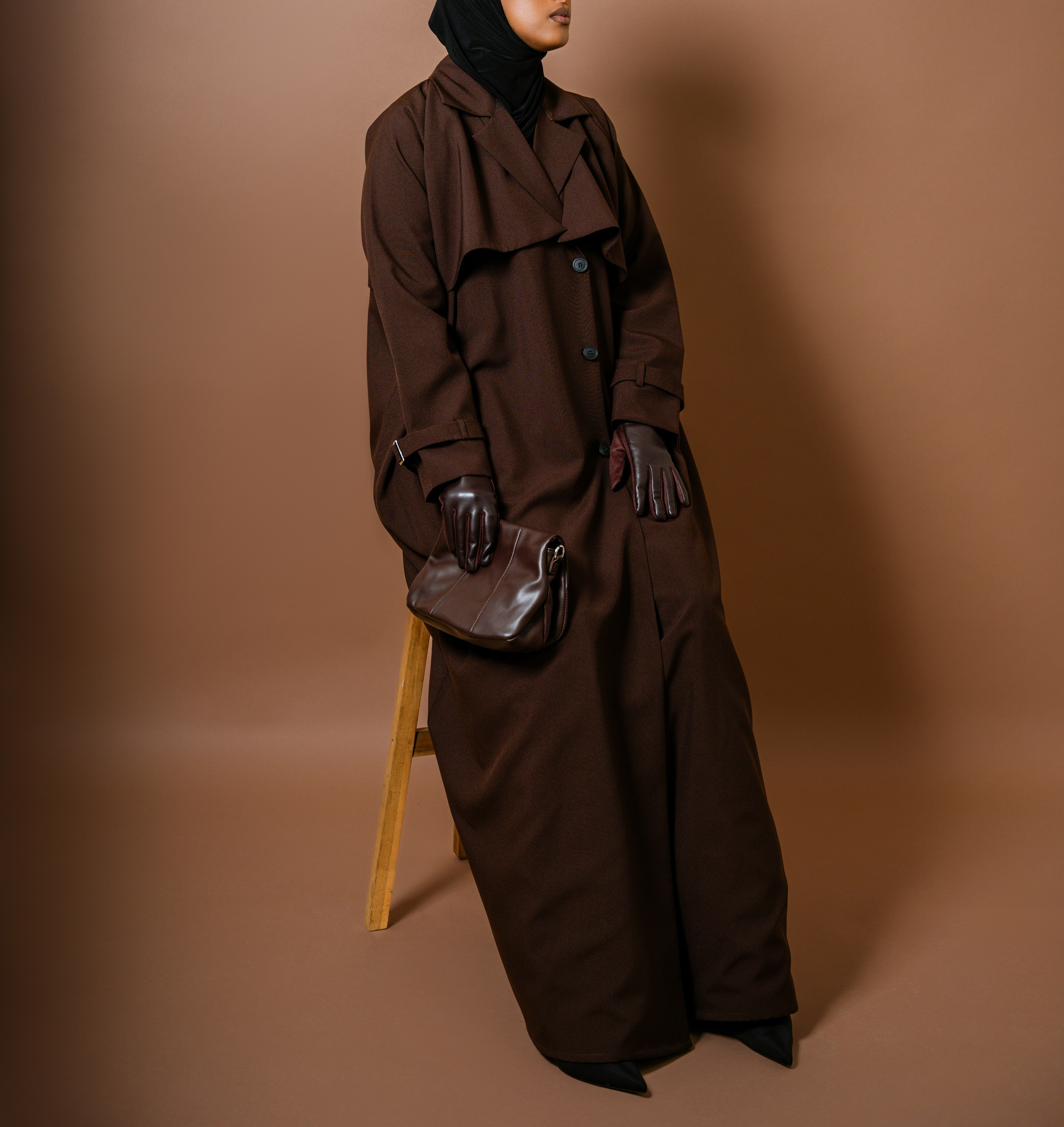 Mocha Trench Coat | Classic & Elegant | Shop Now at Cloakedt